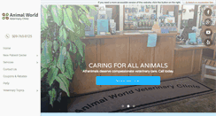 Desktop Screenshot of animalworldvet.com